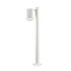 Design LED Wegeleuchte aus Aluminium, Downlight Höhe 70cm, Weiß
