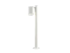 Design Wegeleuchte MODENA aus Aluminium, Downlight Höhe 70cm, Weiß
