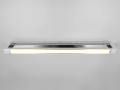 Dimmbare LED Bad Spiegelleuchte FABRIZIO schwenkbar, Chrom Breite 80cm