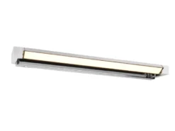 Dimmbare LED Bad Spiegelleuchte FABRIZIO schwenkbar, Chrom Breite 80cm