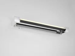 Dimmbare LED Bad Spiegelleuchte FABRIZIO schwenkbar, Chrom Breite 50cm