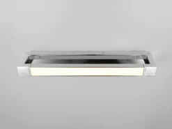 Dimmbare LED Bad Spiegelleuchte FABRIZIO schwenkbar, Chrom Breite 50cm