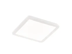 Dimmbare LED Deckenleuchte CAMILLUS flache Badezimmerlampe 30x30cm Weiß IP44