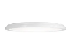 Dimmbare LED Deckenleuchte CAMILLUS flache Badezimmerlampe rund Ø40cm Weiß IP44