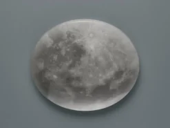 Dimmbare LED Deckenleuchte LUNAR mit Nachtlicht, Mondphasen Fernbedienung Ø40cm