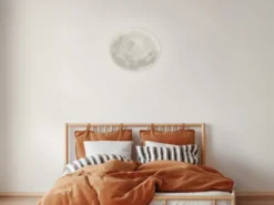 Dimmbare LED Deckenleuchte LUNAR mit Nachtlicht, Mondphasen Fernbedienung Ø40cm