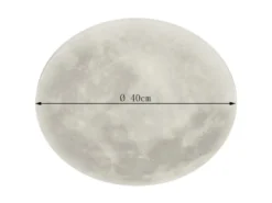 Dimmbare LED Deckenleuchte LUNAR mit Nachtlicht, Mondphasen Fernbedienung Ø40cm