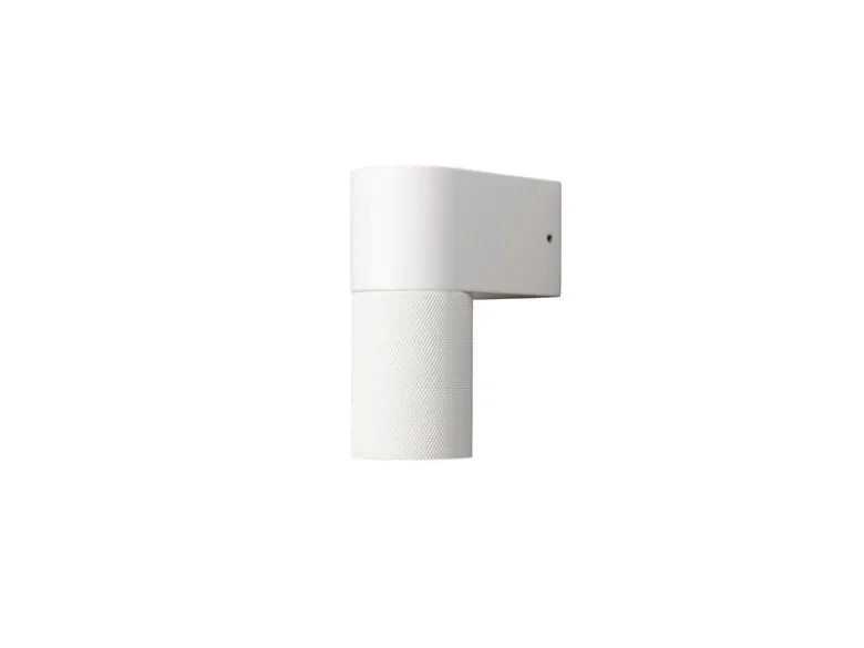Downlight LED Außenwandleuchte Aluminium Weiß, Höhe 14,5cm