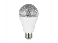 E27 Deko LED mit RGB Farbwechsel & Glitzereffekt - 2,5 Watt, Ø 6,5cm