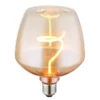 E27 Filament Deko LED - 4 Watt, 240 Lumen, 1800 Kelvin warmweiß - Ø12,3cm