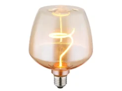 E27 Filament Deko LED - 4 Watt, 240 Lumen, 1800 Kelvin warmweiß - Ø12,3cm