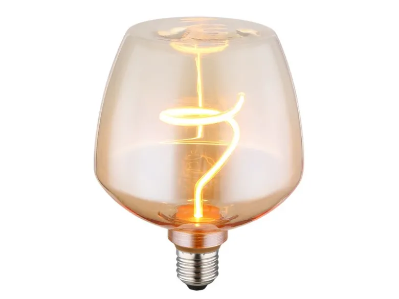 E27 Filament Deko LED - 4 Watt, 240 Lumen, 1800 Kelvin warmweiß - Ø12,3cm