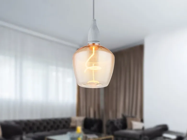 E27 Filament Deko LED - 4 Watt, 240 Lumen, 1800 Kelvin warmweiß - Ø12,3cm