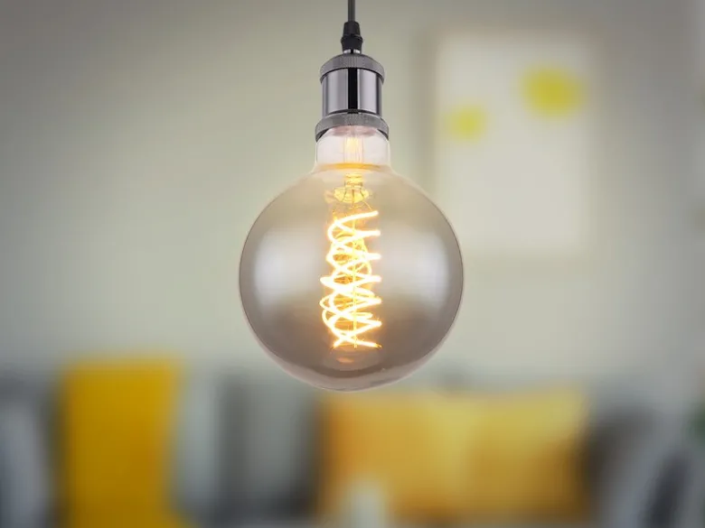 E27 Filament LED - 8,5 Watt, 280 Lumen, 2000 Kelvin Ø12,5cm - extern dimmbar