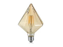 E27 Filament LED - 4 Watt, 140 Lumen, warmweiß, Ø11,5cm - nicht dimmbar, amber