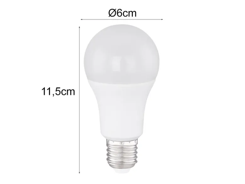 E27 LED - 10 Watt, 850 Lumen, 2770 - 6000 K, RGB Farbwechsel mit Fernbedienung