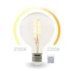 E27 LED WIFI, 6,5 Watt 555 Lumen, 2200-2700 Kelvin, Ø12,5cm, per App steuerbar