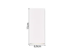 Eckige Außenwandleuchte Up and Down Weiß mit GU10 LED, Höhe 15cm