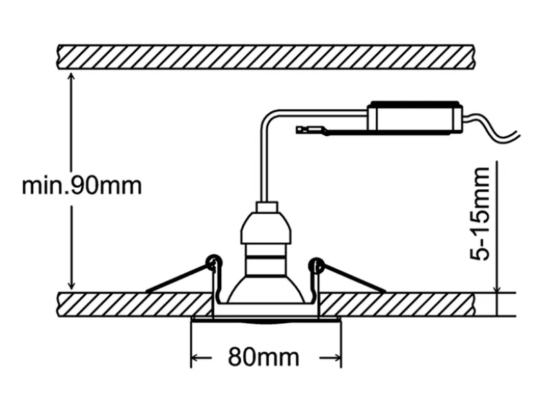 Eckige Einbaustrahler Decke JURA 3er Set schwenkbar Silber Chrom GU10