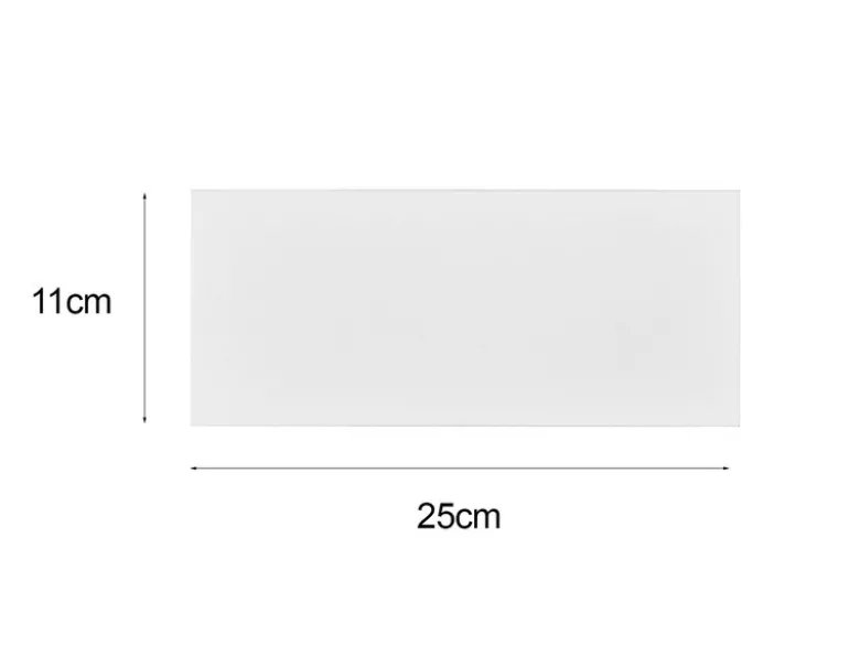 Eckige Up & Downlight Außenwandleuchte MAYENNE Weiß, Breite 25cm