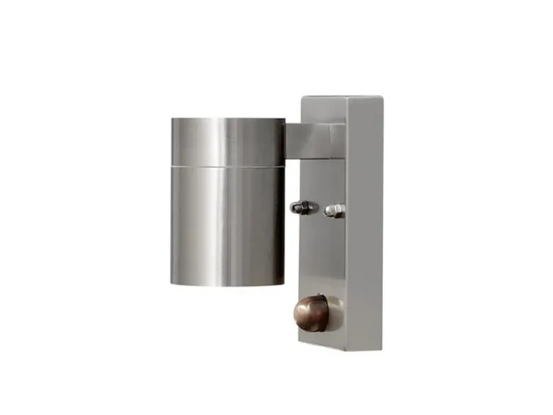 Edelstahl Außenwandleuchte MODENA Downlight mit Bewegungsmelder, Höhe 14cm