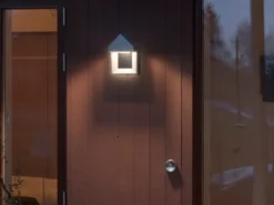 Edle Wandleuchte COSENZA, anthrazit, 5 Watt HP-LED, 400 Lumen, IP54