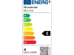 E14 Filament LED Chrom, 4 Watt, 420 Lumen, warmweiß, Ø4,5cm, nicht dimmbar