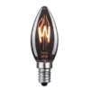 E14 Filament LED Deko Leuchtmittel Kerze Vintage Rauchfarben - 2 Watt, 25 Lumen