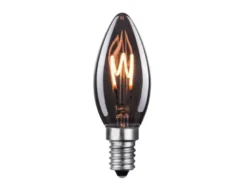 E14 Filament LED Deko Leuchtmittel Kerze Vintage Rauchfarben - 2 Watt, 25 Lumen