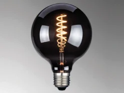 E27 Filament LED Globe Ø12,5cm Deko Glühlampe Rauchfarben 4 Watt, 60 Lumen