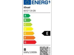 E27 Filament LED Leuchtmittel - 8 Watt, 806 Lumen, 2200-5500 K, Ø6cm - dimmbar