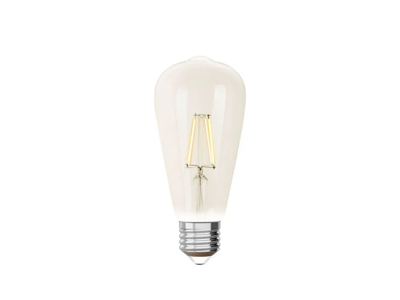 E27 Filament LED Leuchtmittel - 9 Watt, 500 Lumen, 2200 - 5500K, Ø6,4cm dimmbar
