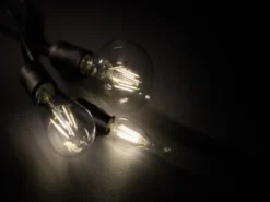 E14 Filament LED, 4 Watt, 470 Lumen, warmweiß, Ø3,5cm, 3 Stufen Dimmer, Tropfen
