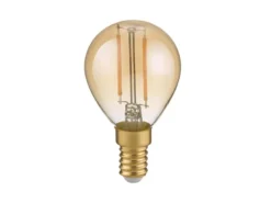 E14 Filament LED, 2 Watt, 225 Lumen, warmweiß, Ø4,5cm, nicht dimmbar