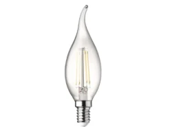 E14 Filament LED - 3 Watt, 320 Lumen, warmweiß, Ø 3,5cm- extern dimmbar