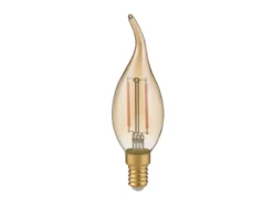 E14 Filament LED - 2 Watt, 225 Lumen, warmweiß, Ø3,5cm - nicht dimmbar