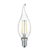E14 Filament LED - 2 Watt, 250 Lumen, warmweiß, Ø3cm - nicht dimmbar