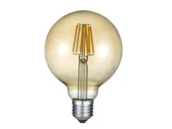 E27 Filament LED - 8 Watt, 806 Lumen, warmweiß, Ø12cm - 3 Stufen Dimmer