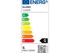 E27 Filament LED - 4,5 Watt, 200 Lumen, warmweiß, Ø6cm - extern dimmbar