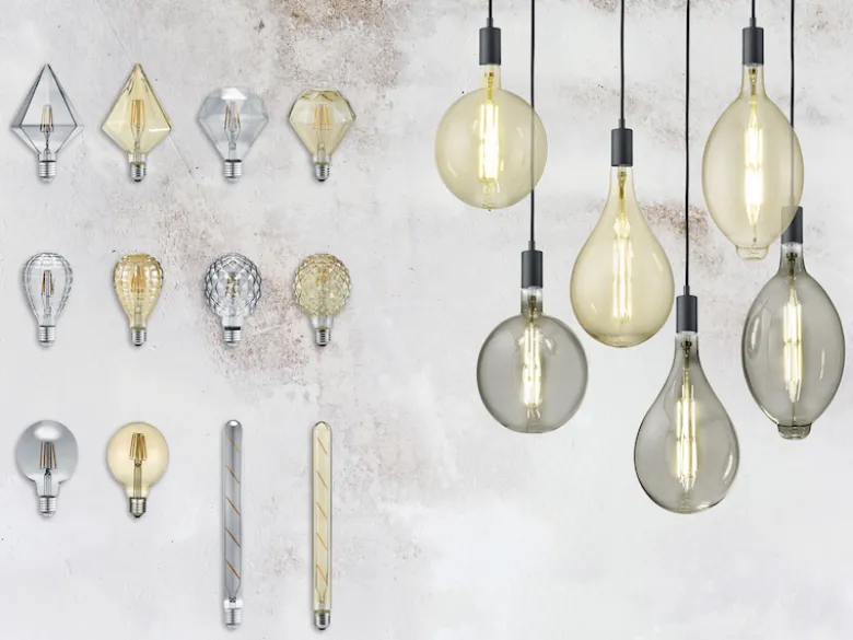 E27 Filament LED - 4 Watt, 320 Lumen, warmweiß, Ø9,5cm - nicht dimmbar