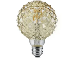 E27 Filament LED - 4 Watt, 320 Lumen, warmweiß, Ø9,5cm - nicht dimmbar