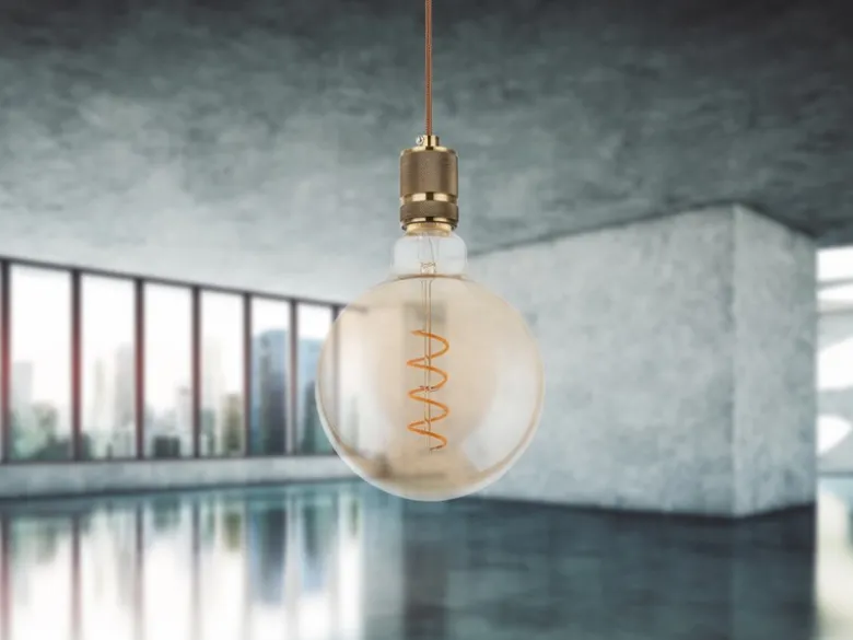 E27 Filament LED - 4 Watt, 200 Lumen, warmweiß, Ø12,5cm - extern dimmbar