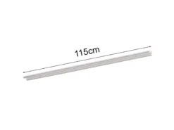 Einputzschiene für DUOline Schienensystem, Aluminium, Länge 115cm