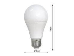 E27 LED - 9 Watt, 806 Lumen, Ø6cm - warmweiß Lichtfarbe einstellbar