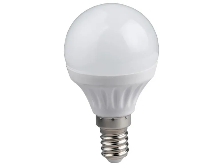 E14 LED - 4,9 Watt, 470 Lumen, 3000 Kelvin warmweiß, Ø4,5cm - 3 Stufen Dimmer