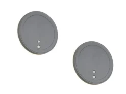 2er SET Akku Außenwandleuchten mit Bewegungsmelder USB aufladbar Ø 14cm