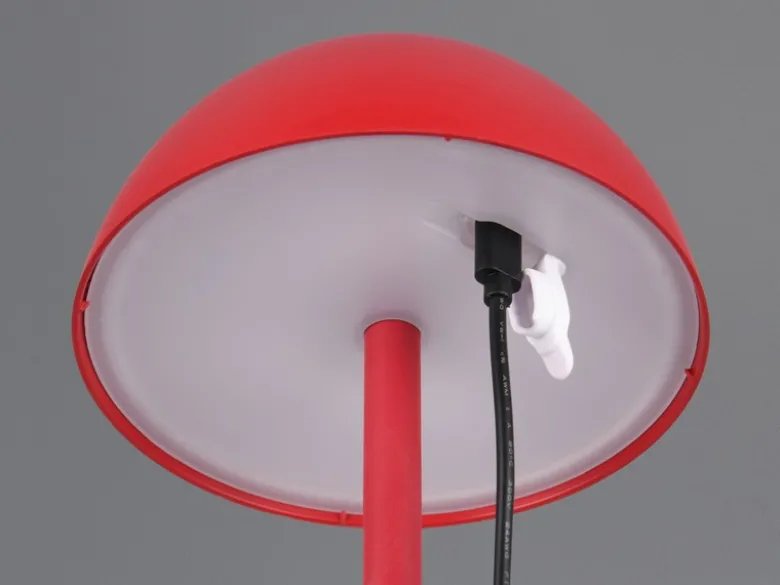 2er SET Akku LED Tischlampen kabellos für Innen & Außen, Rot - 30cm klein
