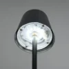 2er SET Akku LED Tischlampen kabellos für Innen & Außen, Schwarz - 21cm klein