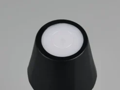 2er SET Akku LED Tischlampen kabellos für Innen & Außen, Schwarz - 21cm klein