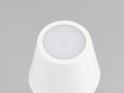 2er SET Akku LED Tischlampen kabellos für Innen & Außen, Weiß - 21cm klein